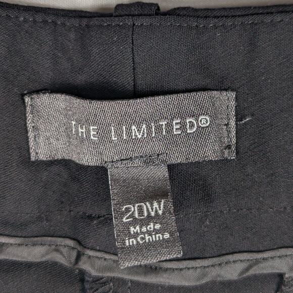 The Limited Pants 20W Black Stretch Career Trousers Women Straight Leg Office - Picture 3 of 5